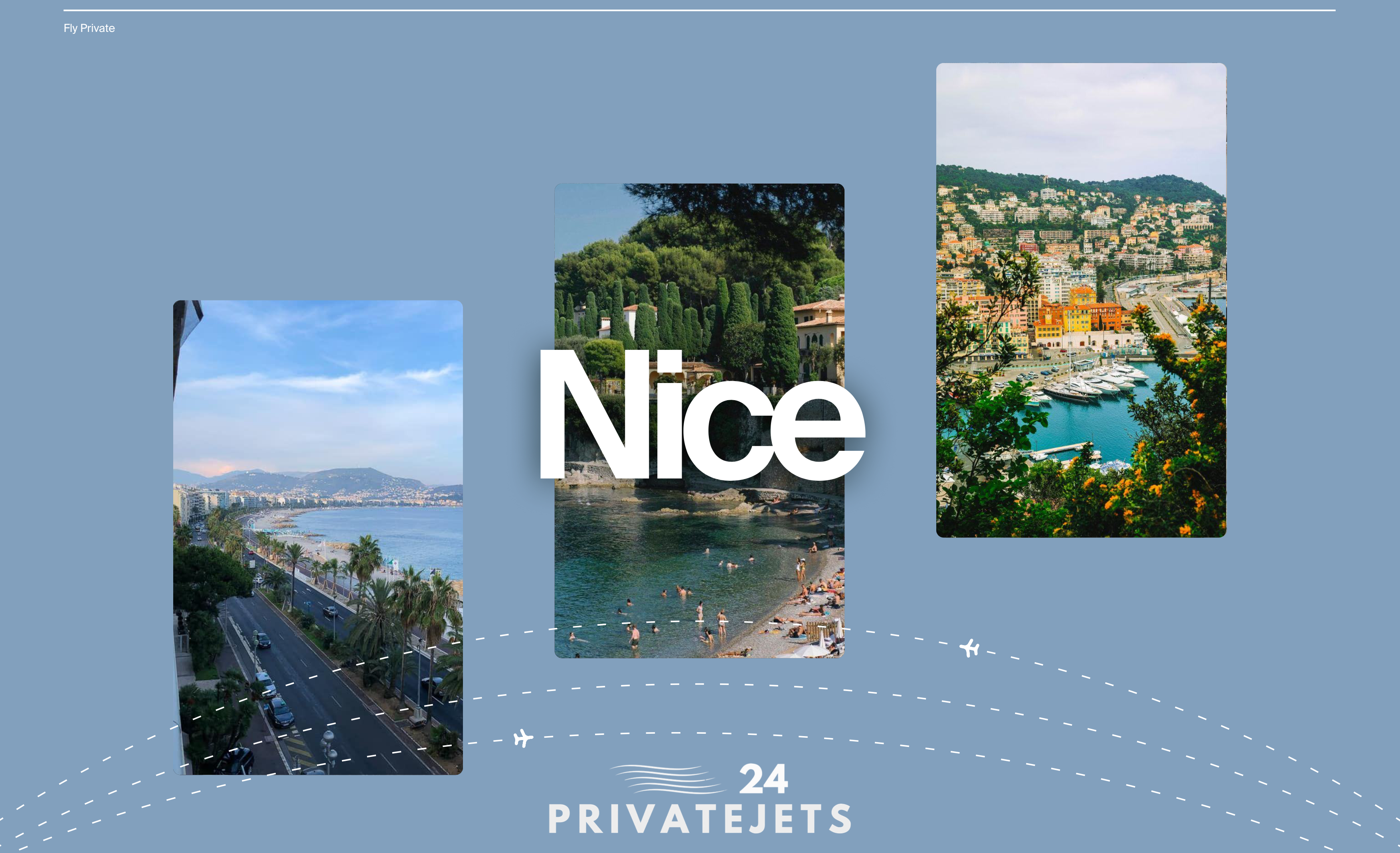 Private Jet charters Manchester to Nice